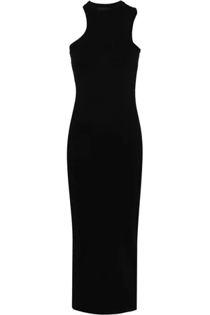 Axel Arigato Geripptes Maxikleid