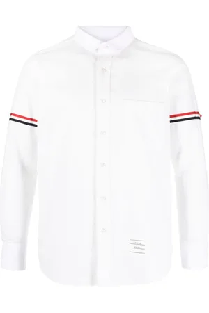 Thom Browne Seersucker-Hemd mit Armbinden