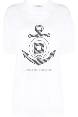 KIMHEKIM T-Shirt mit Anker-Print