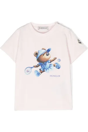 Moncler T-Shirt mit Logo-Applikation