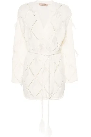 Twin-Set Cardigan mit Rautenmuster