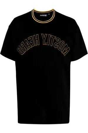 MOSTLY HEARD RARELY SEEN Varsity T-Shirt mit Logo-Stickerei