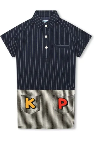 Kenzo Kleid mit Logo-Applikation