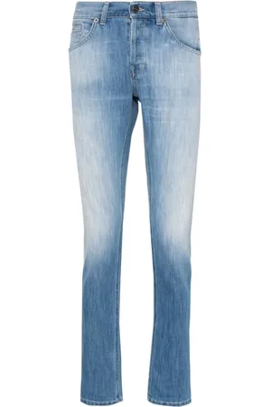Dondup George Jeans mit Logo-Schild
