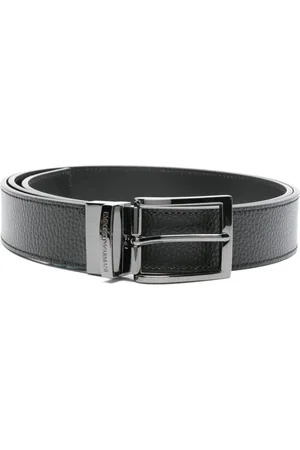 Emporio Armani Gürtel aus strukturiertem Leder