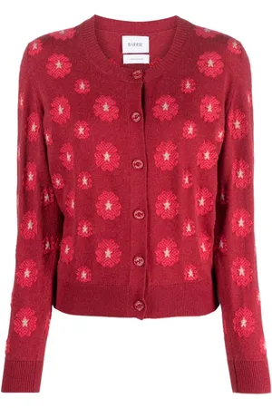 Barrie Cardigan mit Blumenstickerei