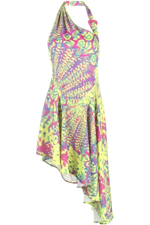 VERSACE Kleid mit abstraktem Print