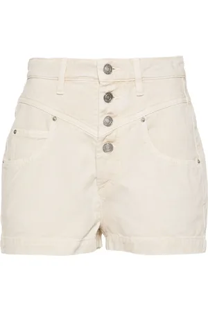 Marant Etoile Taillenhohe Jovany Jeans-Shorts
