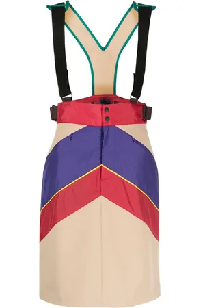 Kolor Latzkleid in Colour-Block-Optik