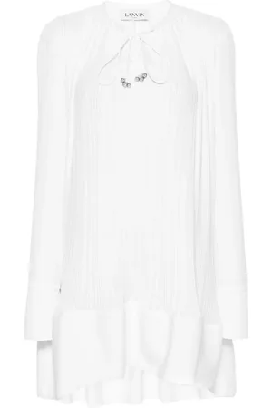 Lanvin Plissiertes Minikleid