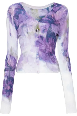 Twin-Set Dual Cardigan mit Blumen-Print