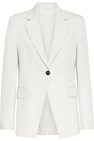 Brunello Cucinelli Einreihiger Gabardine-Blazer