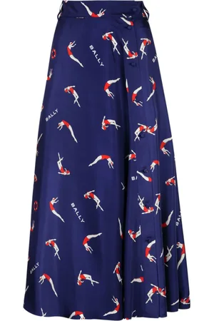 Bally Rock in A-Linie mit Print