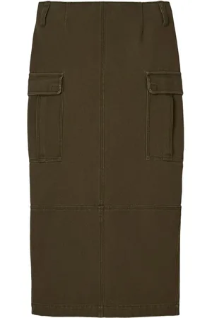 Marc Jacobs Canvas cargo midi skirt