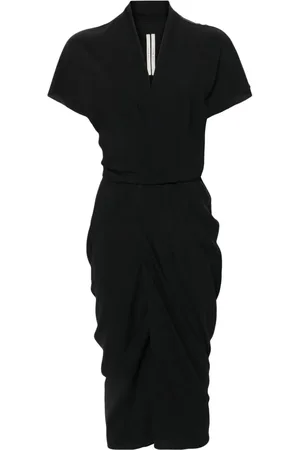 Rick Owens Wickelkleid mit V-Ausschnitt