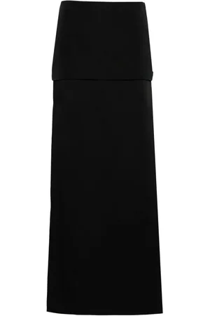 Khaite Saxon Maxirock im Layering-Look