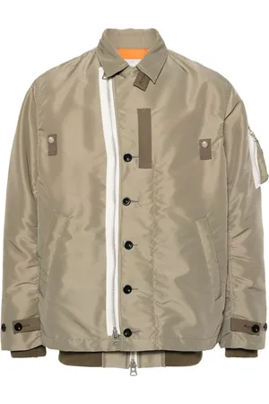 SACAI Bomberjacke im Layering-Look mit Kontrastdetails