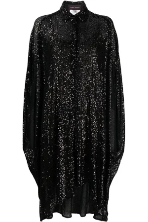 TALBOT RUNHOF Midi-Hemdkleid mit Pailletten