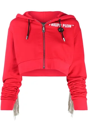 Philipp Plein Kapuzenpullover mit Fransen