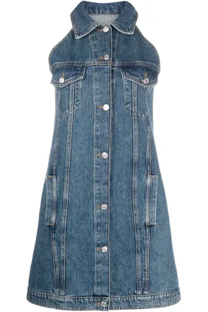 Moschino Minikleid mit Logo-Patch