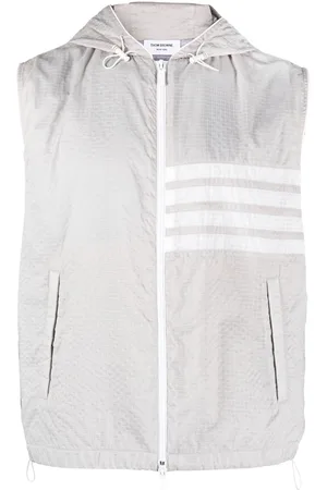 Thom Browne Ripstop-Weste mit Kapuze