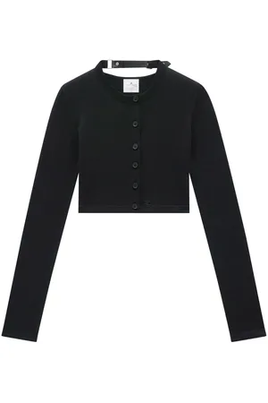 Courrèges Cropped-Cardigan