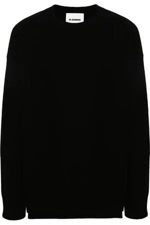Jil Sander Wollpullover mit seitlichen Schlitzen