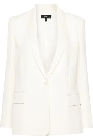 THEORY Einreihiger Blazer aus Krepp