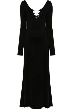 ALICE+OLIVIA Kalena Maxikleid mit Cut-Out
