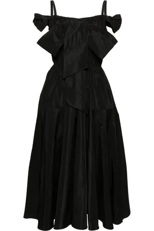Patou Midi-Cocktailkleid mit Schleifendetail
