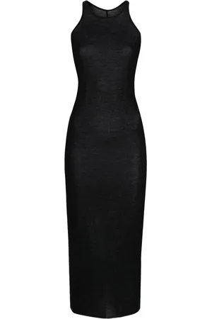 Rick Owens Geripptes Kleid ohne Ärmel