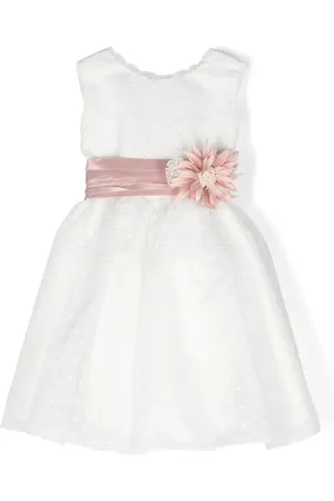 Amaya Besticktes Kleid mit Blumenapplikation