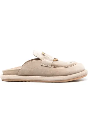 Moncler Bell Mules aus Wildleder