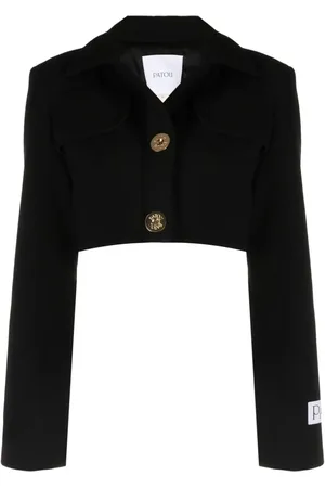 Patou Cropped-Blazer aus Wolle