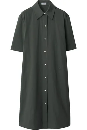 Burberry Kleid mit spitzem Kragen