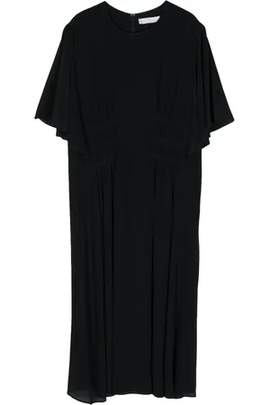 Chloé Seidenkleid mit Rüschen