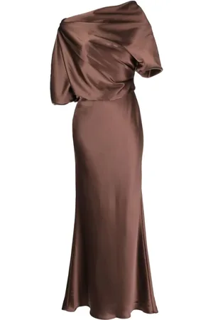 Amsale Schulterfreies Maxikleid