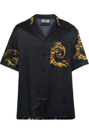 VERSACE Hemd mit Baroccoflage-Print