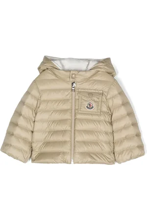 Moncler Gefütterte Jacke mit Logo-Applikation