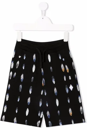 MARCELO BURLON Joggingshorts mit Feder-Print