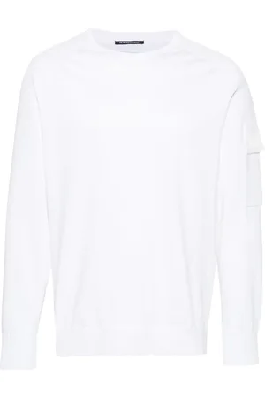 C.P. Company Pullover mit Logo-Patch