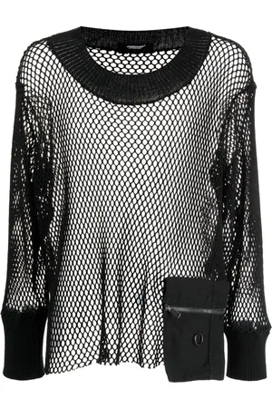 UNDERCOVER Sweatshirt in Mesh-Optik