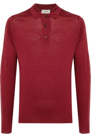 JOHN SMEDLEY Langärmeliges Poloshirt
