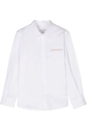 Paolo Pecora Twill-Hemd mit Fake-Tasche