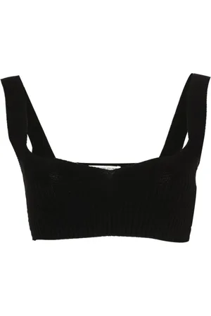ALESSANDRO VIGILANTE Geripptes Cropped-Top