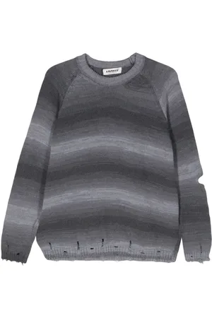A PAPER KID Pullover im Distressed-Look