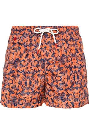 Kiton Badeshorts mit grafischem Print