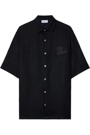 OFF-WHITE Bowlinghemd mit Logo-Applikation