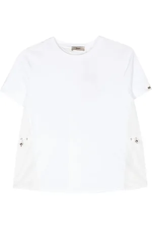 HERNO T-Shirt mit Kontrasteinsätzen