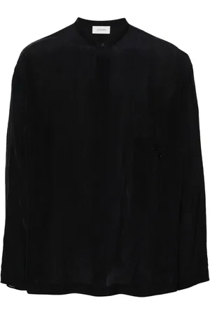 LEMAIRE Semi-transparentes Hemd mit Knitteroptik